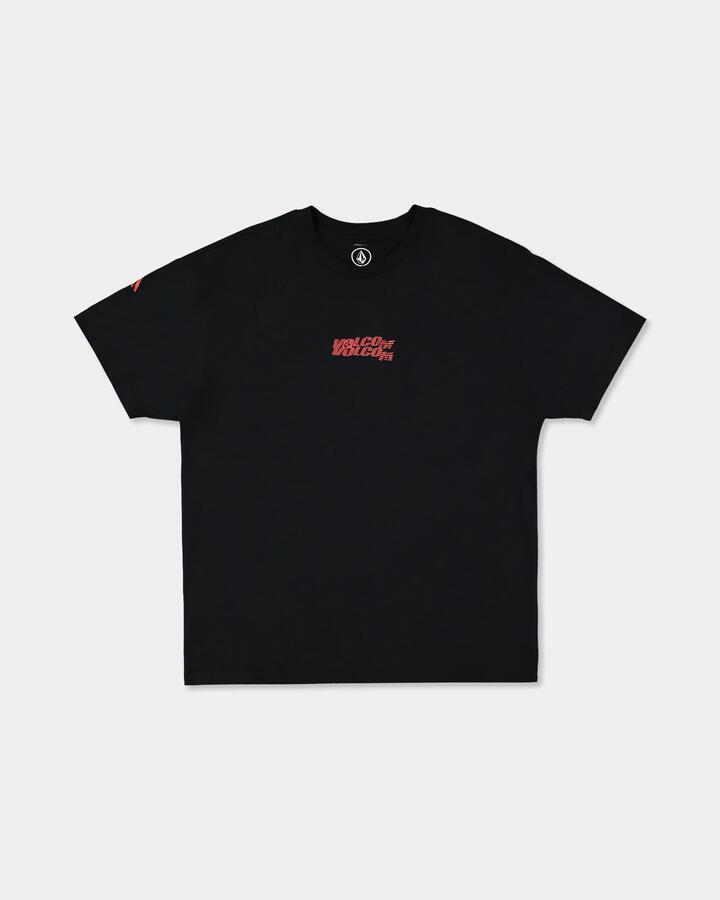 Image of T-Shirts. Product name - Volcom Boys 8-16 Reaper T-Shirt Black Out in Black Out colour by brand - Volcom