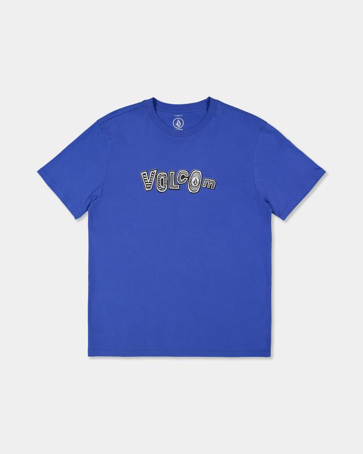 Image of T-Shirts. Product name - Volcom Boys 8-16 Oh Stoned T-Shirt Regatta Blue in Regatta Blue colour by brand - Volcom