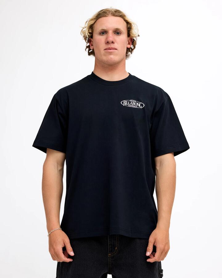 Image of T-Shirts. Product name - Billabong Mens Hollow Pill T-Shirt Black in Black colour by brand - Billabong