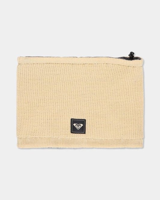 Image of Accessories. Product name - Roxy Womens Winter Spark Collar Neckwarmer Biscotti in Biscotti colour by brand - Roxy