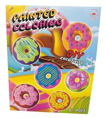 Image of Toys. Product name - Mould & Paint Donuts in colour by brand - Toymate