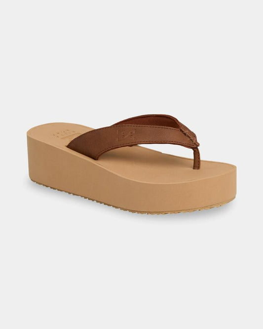 Image of Sandals. Product name - Billabong Womens Lola Hi Thongs Brown/Tan in Brown/Tan colour by brand - Billabong