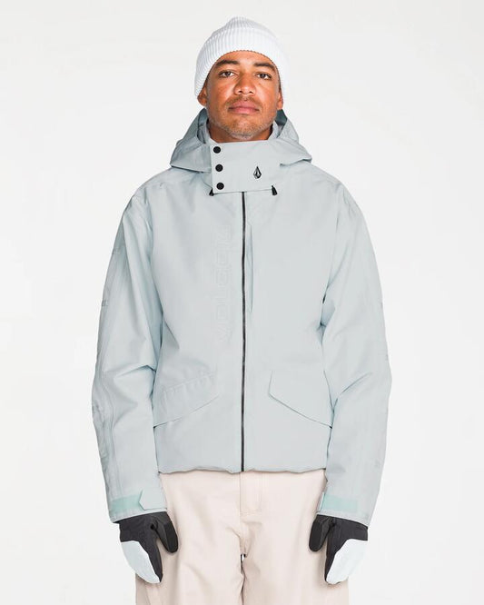 Image of Coats & Jackets. Product name - Volcom Mens Kleveland Jacket Sky in Sky colour by brand - Volcom