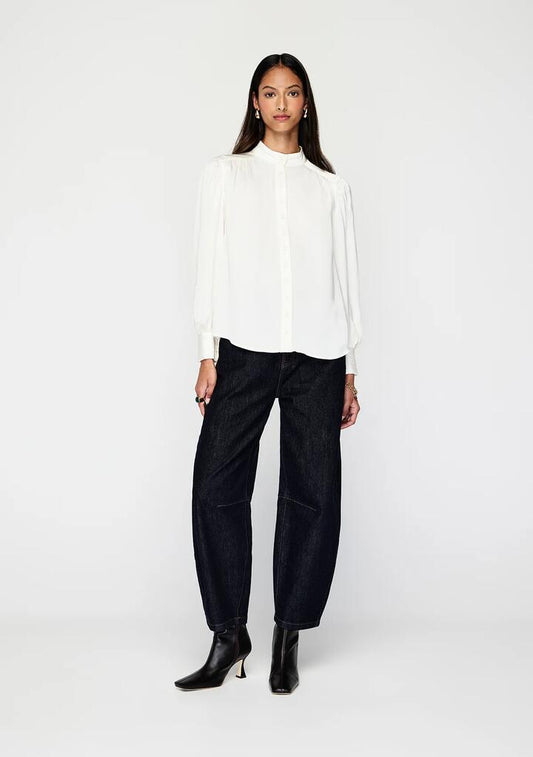 Image of Blouses. Productname: Lune Blouse | MOS The Label in Cream colour by brand - MOS The Label
