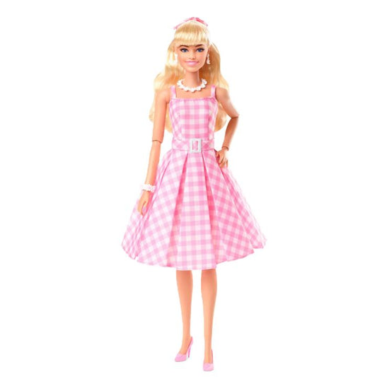 Image of Dolls. Product name - Barbie Movie Barbie in Pink Gingham Dress in colour by brand - Barbie Signature