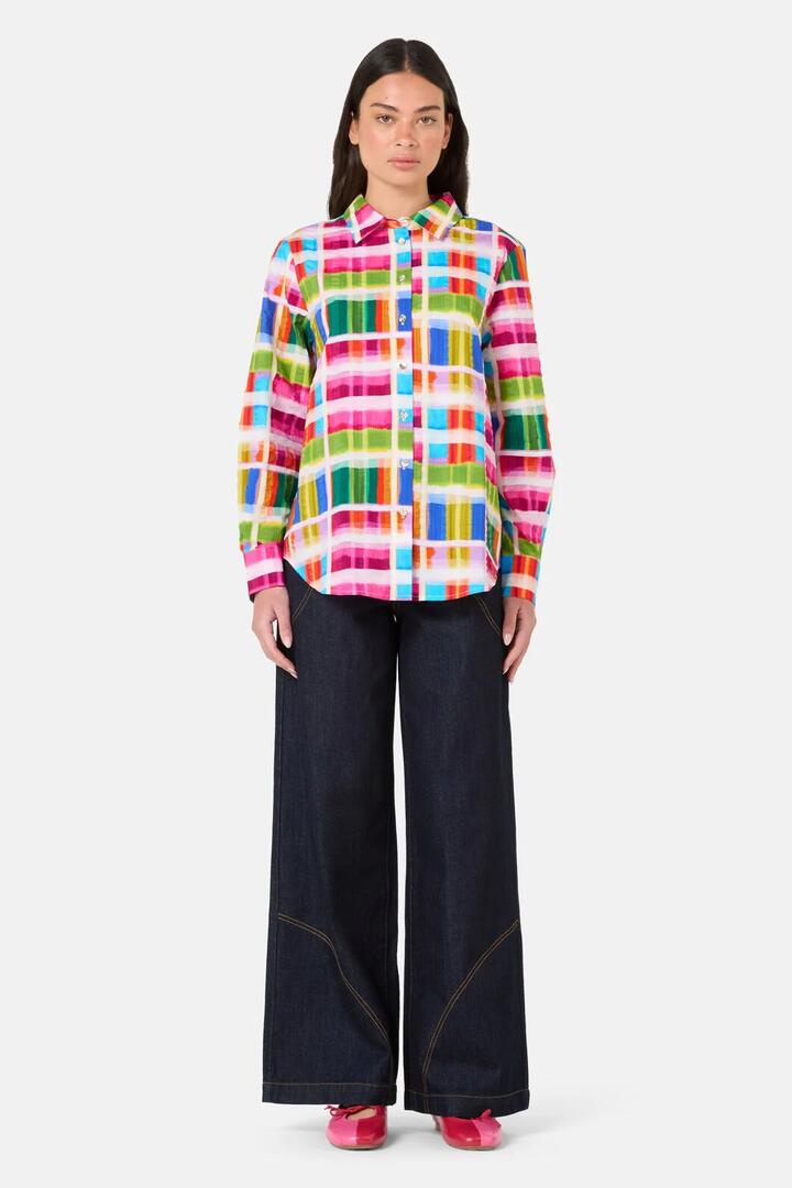 Image of Shirts. Product name - Paintbox Check Shirt in Check colour by brand - Gorman