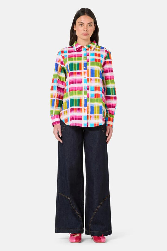 Image of Shirts. Product name - Paintbox Check Shirt in Check colour by brand - Gorman