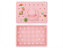 Image of Mobile Phone Cases. Product name - Jelly Ipad Cover With Pop-in CharmsÂ Pink in colour by brand - Toymate