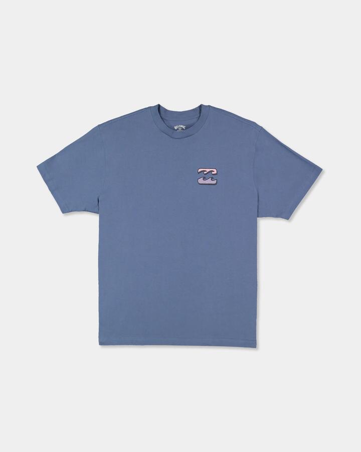 Image of T-Shirts. Product name - Billabong Mens Heritage Arch T-Shirt China Blue in China Blue colour by brand - Billabong