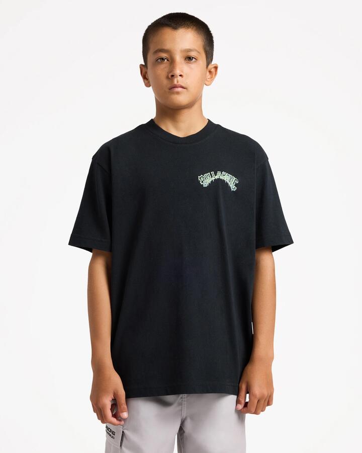 Image of T-Shirts. Product name - Billabong Boys 8-16 Boys Mod Arch T-Shirt Black in Black colour by brand - Billabong