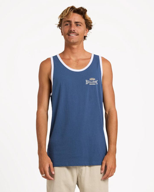 Image of Jeans. Product name - Billabong Mens Crossboards Tank Dark Denim in Dark Denim colour by brand - Billabong