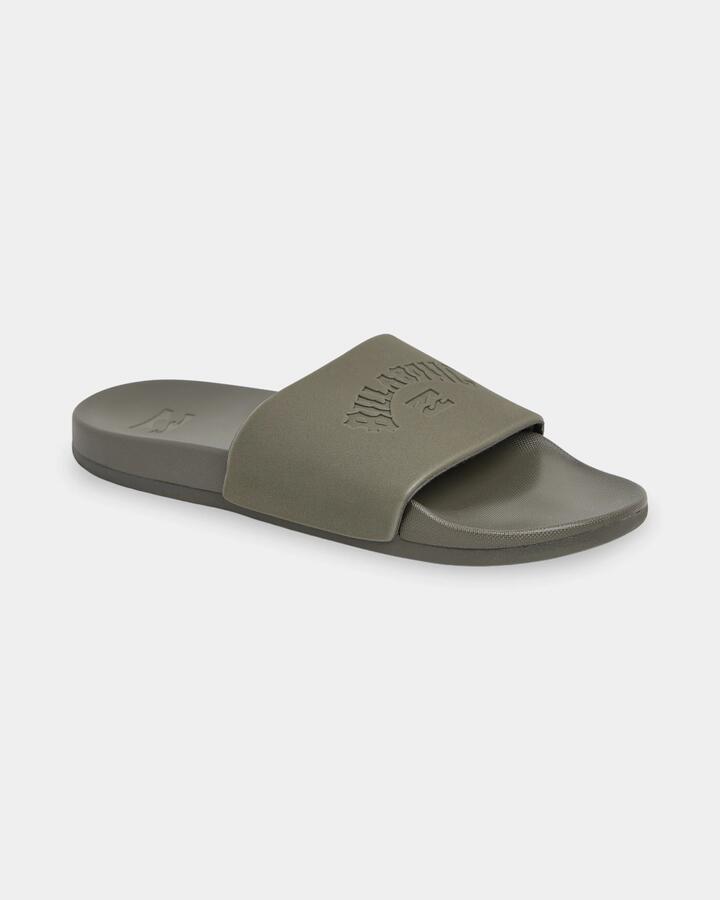 Image of Sandals. Product name - Billabong Mens Cush Slide Sandals Military in Military colour by brand - Billabong