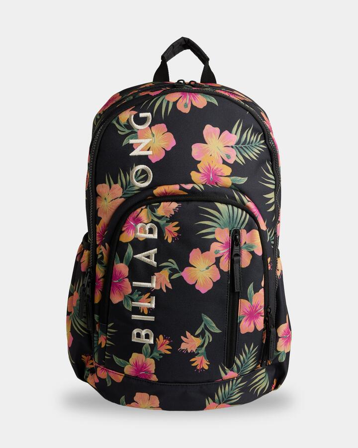 Image of Bags. Product name - Billabong Sweet Tropics Roadie Backpack Black Multi in Black Multi colour by brand - Billabong