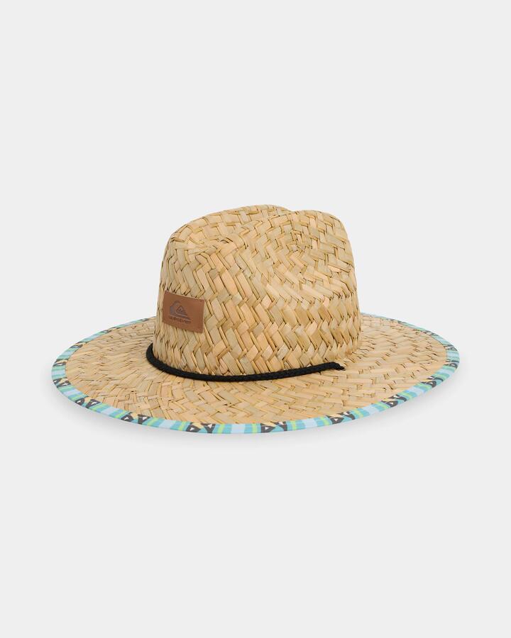 Image of Hats. Product name - Quiksilver Boys 8-16 Waxheads Straw Hat Natural in Natural colour by brand - Quiksilver