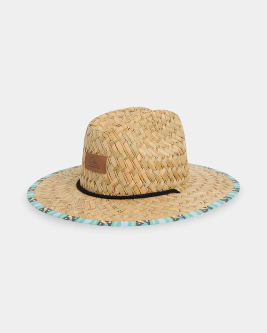 Image of Hats. Product name - Quiksilver Boys 8-16 Waxheads Straw Hat Natural in Natural colour by brand - Quiksilver