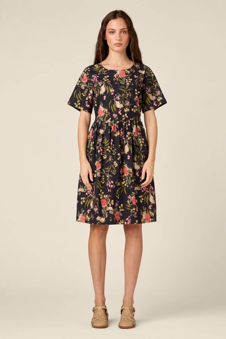 Image of Dresses. Product name - Pygmy Possum Smock Dress in Navy colour by brand - Princess Highway