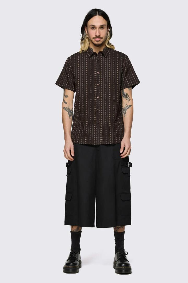 Image of Shirts. Product name - Low Whisper Shirt in Brown colour by brand - Black Friday