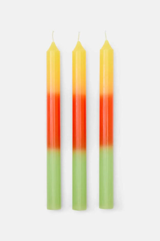 Image of Decor. Product name - Summer Shadow Green Candle S/3 in Multi colour by brand - Gorman