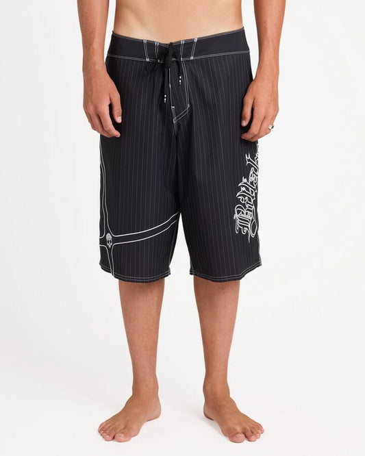 Image of Swimwear. Product name - Billabong Mens Immortal Pin Og 23" Boardshorts Black in Black colour by brand - Billabong