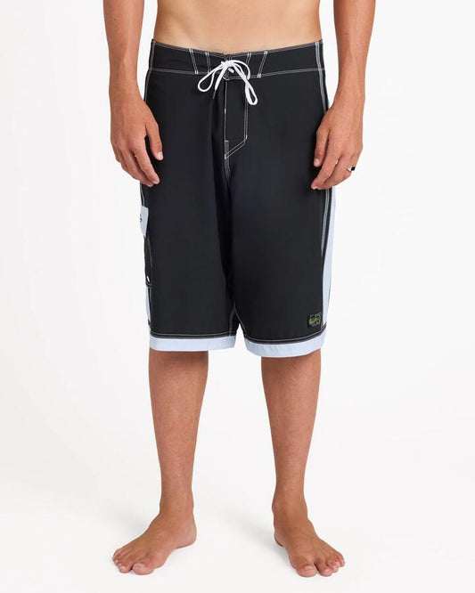 Image of Swimwear. Product name - Billabong Mens Immortal Panel Pro 23" Boardshorts Black in Black colour by brand - Billabong