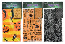 Image of Toys. Product name - Halloween Factory Tablecloth 2.6 x 1.3m in colour by brand - Toymate