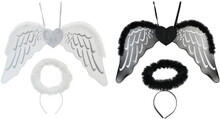 Image of Toys. Product name - Halloween Factory Angel Dress Up Set in colour by brand - Toymate