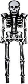 Image of Toys. Product name - Halloween Factory Giant Skeleton Foil Balloon 2.5m in colour by brand - Toymate