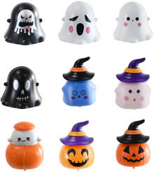 Image of Toys. Product name - Halloween Factory Pull-Back Figurines in colour by brand - Toymate