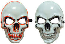 Image of Toys. Product name - Halloween Factory Stitched Light Up Evil Skull Mask in colour by brand - Toymate