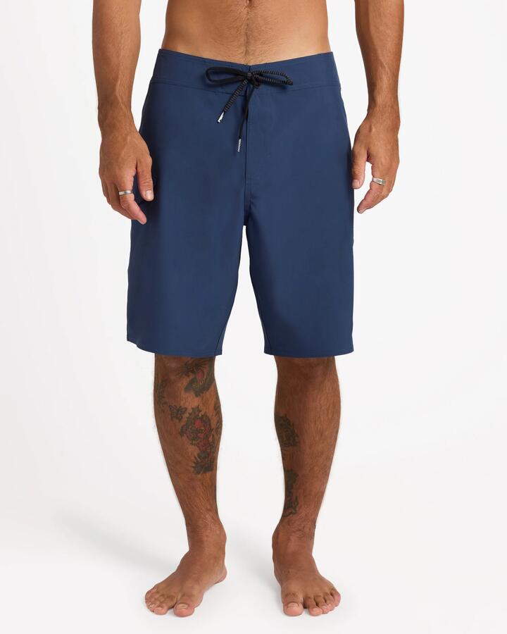 Image of Swimwear. Product name - Volcom Mens Lido Mod 20" Boardshorts Light Navy in Light Navy colour by brand - Volcom
