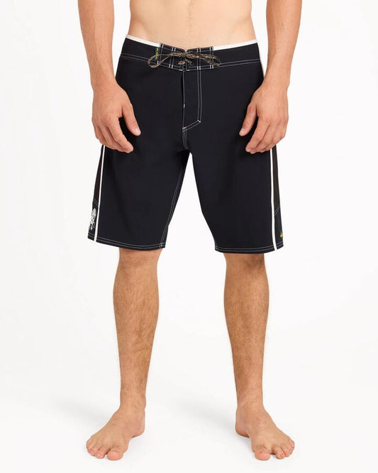 Image of Swimwear. Product name - Quiksilver Mens Bob Marley Uprising 21" Boardshorts Black in Black colour by brand - Quiksilver