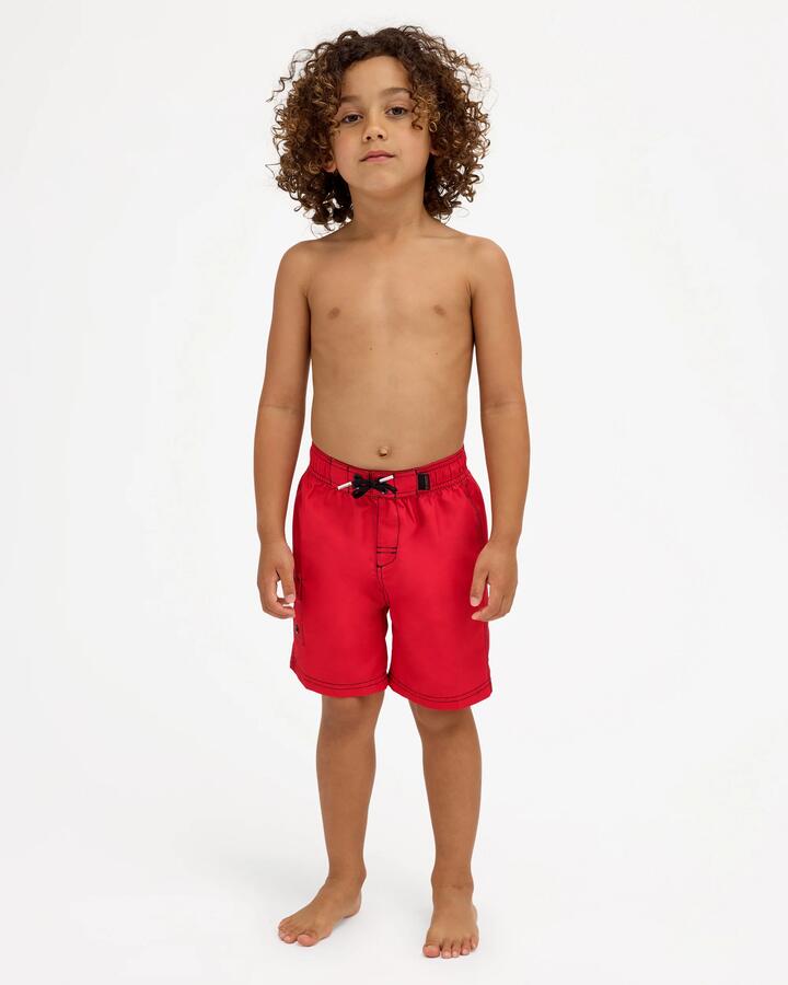 Image of Swimwear. Product name - Billabong Boys 2-7 Throw On 13" Boardshorts Core Red in Core Red colour by brand - Billabong
