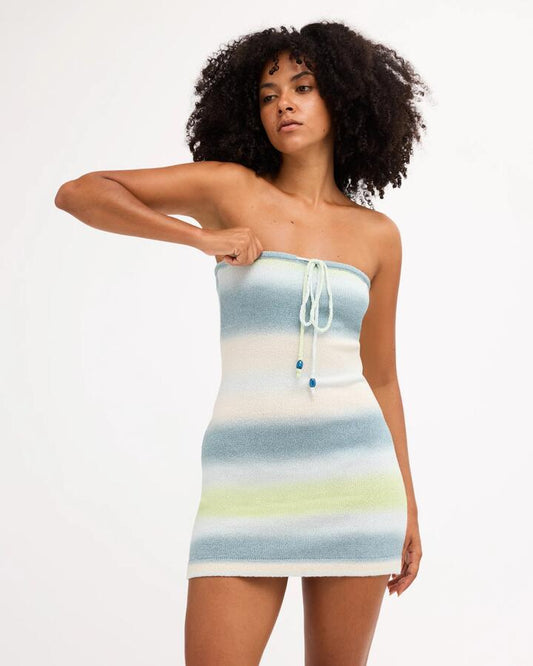 Image of Dresses. Product name - Billabong Womens Beach Club Mini Dress Multi in Multi colour by brand - Billabong