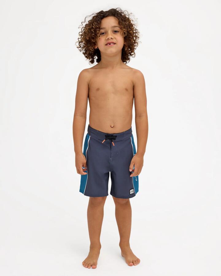Image of Swimwear. Product name - Billabong Boys 2-7 Dbah 2.0 Pro 13" Boardshorts Aged Indigo in Aged Indigo colour by brand - Billabong