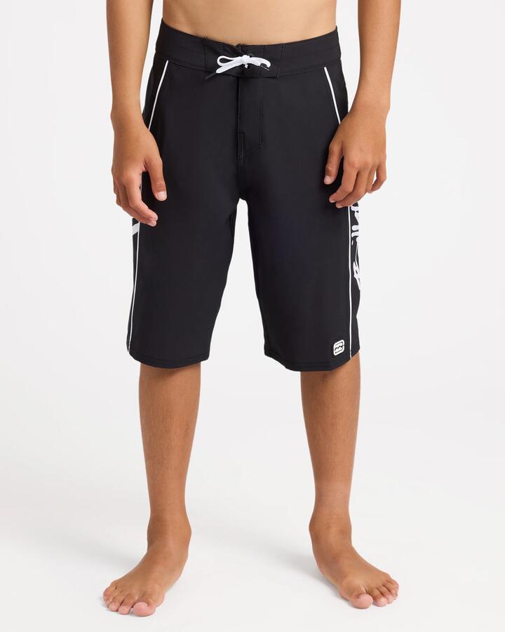 Image of Swimwear. Product name - Billabong Boys 8-16 Dbah 2.0 Pro 19" Boardshorts Black in Black colour by brand - Billabong