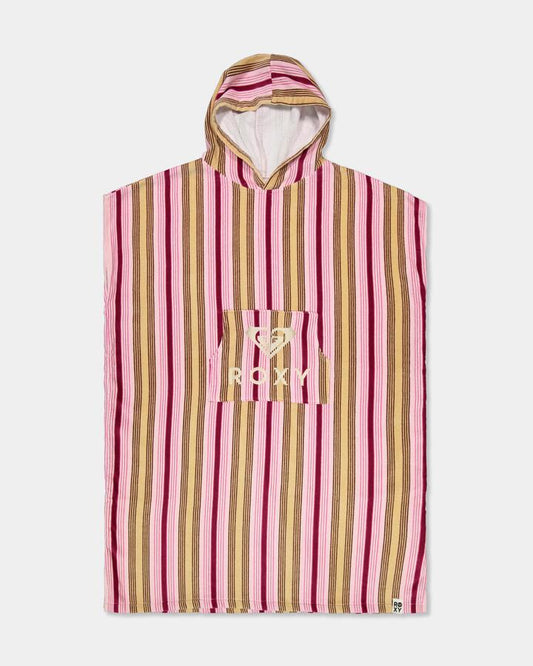 Image of Towels. Product name - Roxy Womens Stay Magical Hooded Towel Beet Red in Beet Red colour by brand - Roxy