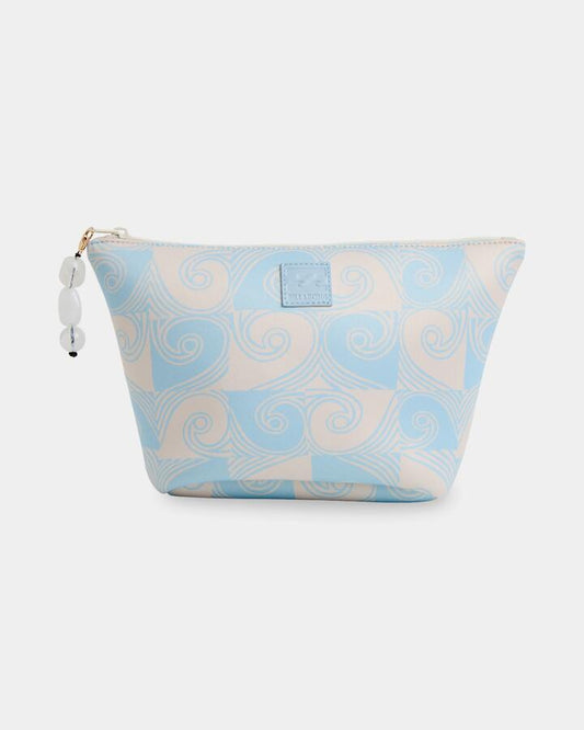 Image of Swimwear. Product name - Billabong Womens Rolling Tide Bikini Bag Cool Blue in Cool Blue colour by brand - Billabong