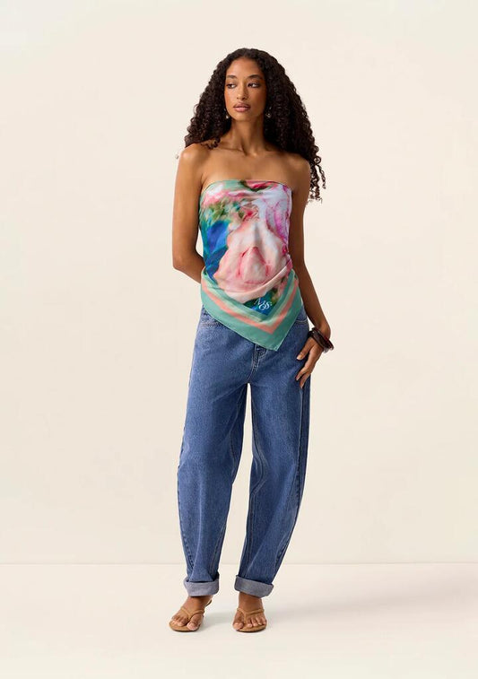 Image of Scarves & Shawls. Productname: Roses Scarf in Print colour by brand - MOS The Label