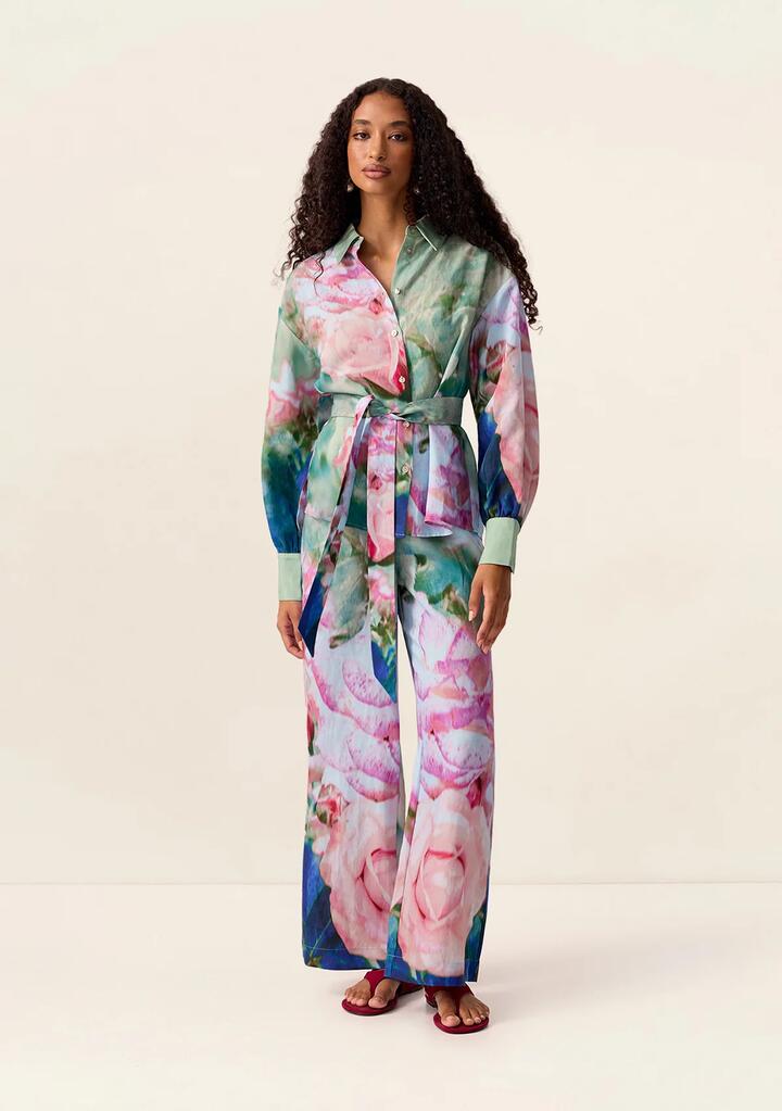 Image of Shirts. Productname: Roses Shirt in Print colour by brand - MOS The Label