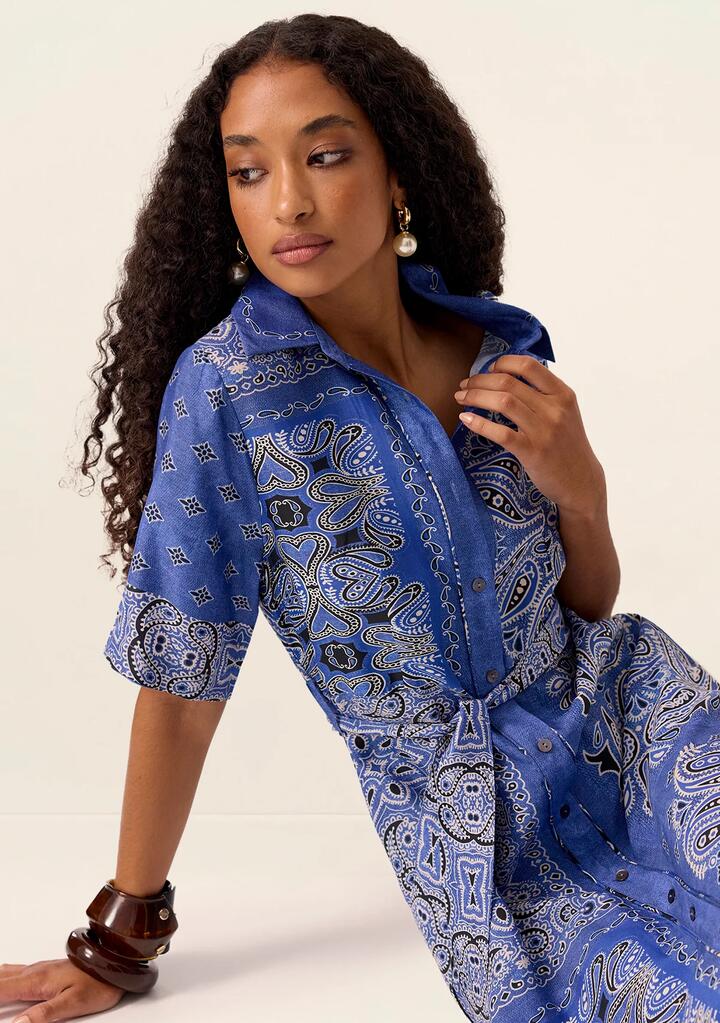 Image of Dresses. Productname: Zadie Shirt Dress in Print colour by brand - MOS The Label