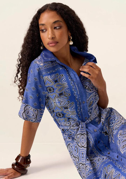 Image of Dresses. Productname: Zadie Shirt Dress in Print colour by brand - MOS The Label