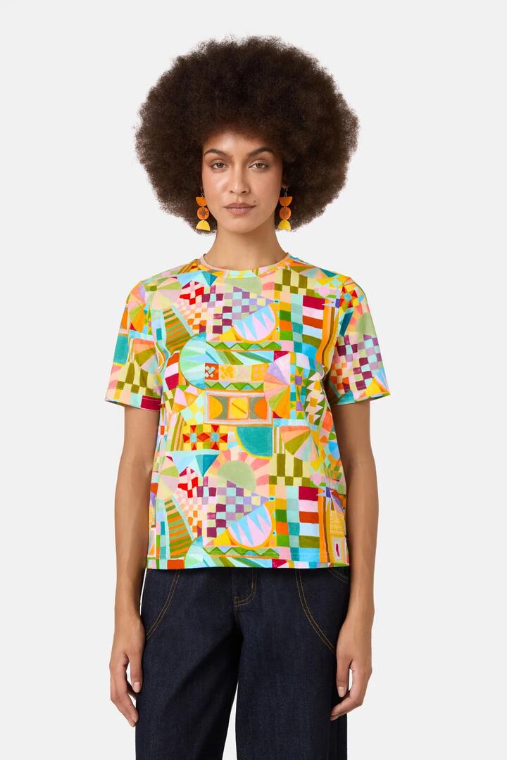 Image of T-Shirts. Product name - Sunspill Classic Tee in Print colour by brand - Gorman