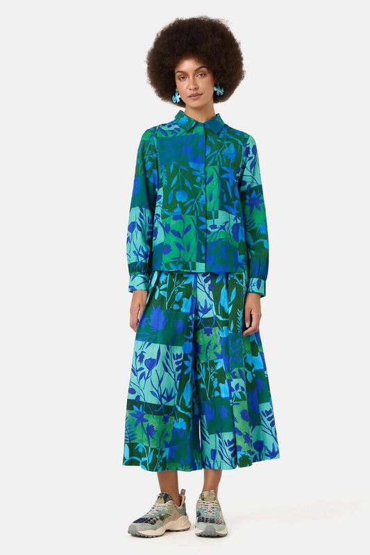 Image of Shirts. Product name - Petal Patch Shirt in Print colour by brand - Gorman
