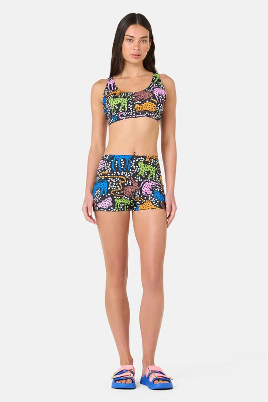 Image of Swimwear. Product name - Right Meow Bikini Bottom in Print colour by brand - Gorman