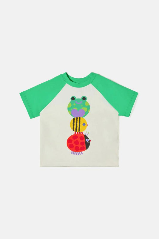Image of T-Shirts. Product name - Stacked Buggie Baby T-Shirt in Multi colour by brand - Gorman