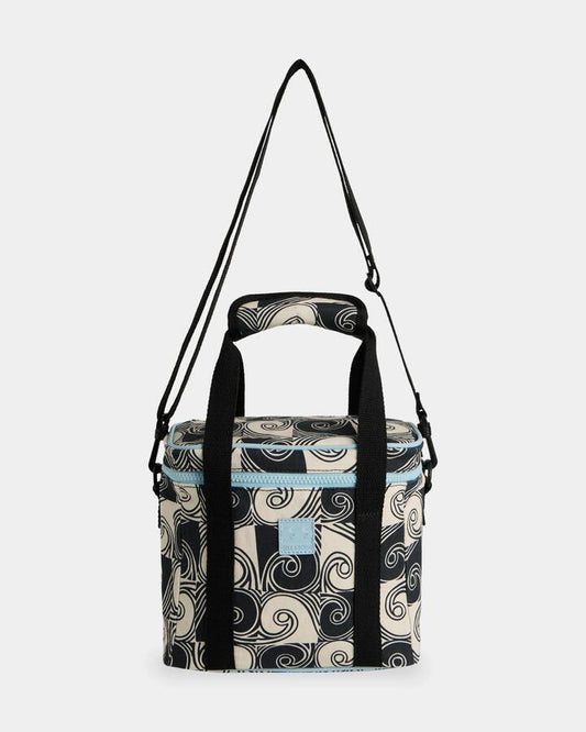 Image of Bags. Product name - Billabong Womens Rolling Tide Cooler Bag Black/White in Black/White colour by brand - Billabong