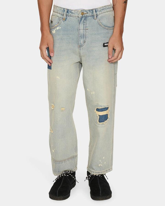 Image of Accessories. Product name - Thrills New Delusions Big Slacker Baggy Cro Dyu Repaired Light Dirty in Repaired Light Dirty colour by brand - Thrills