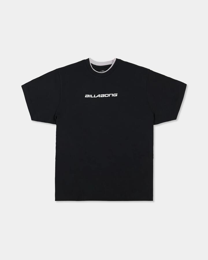 Image of T-Shirts. Product name - Billabong Mens Tech Tipper T-Shirt Black in Black colour by brand - Billabong