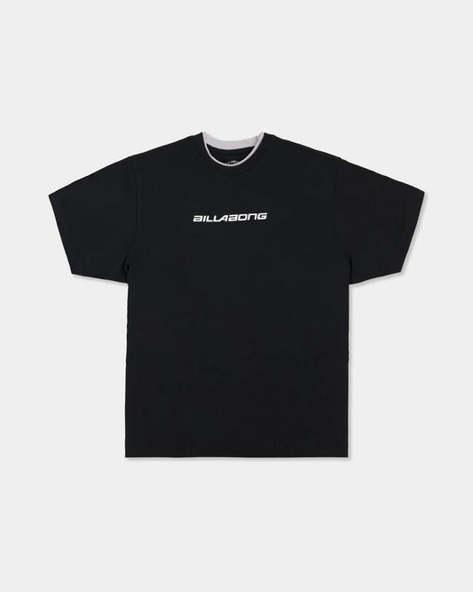 Image of T-Shirts. Product name - Billabong Mens Tech Tipper T-Shirt Black in Black colour by brand - Billabong