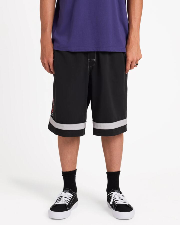 Image of Swimwear. Product name - Billabong Mens Throw On 2.0 22" Boardshorts Off Black in Off Black colour by brand - Billabong